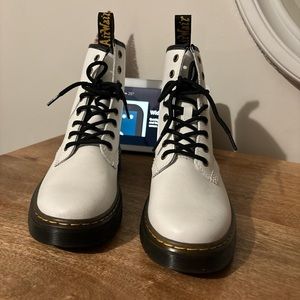 white tie up only worn once size 8